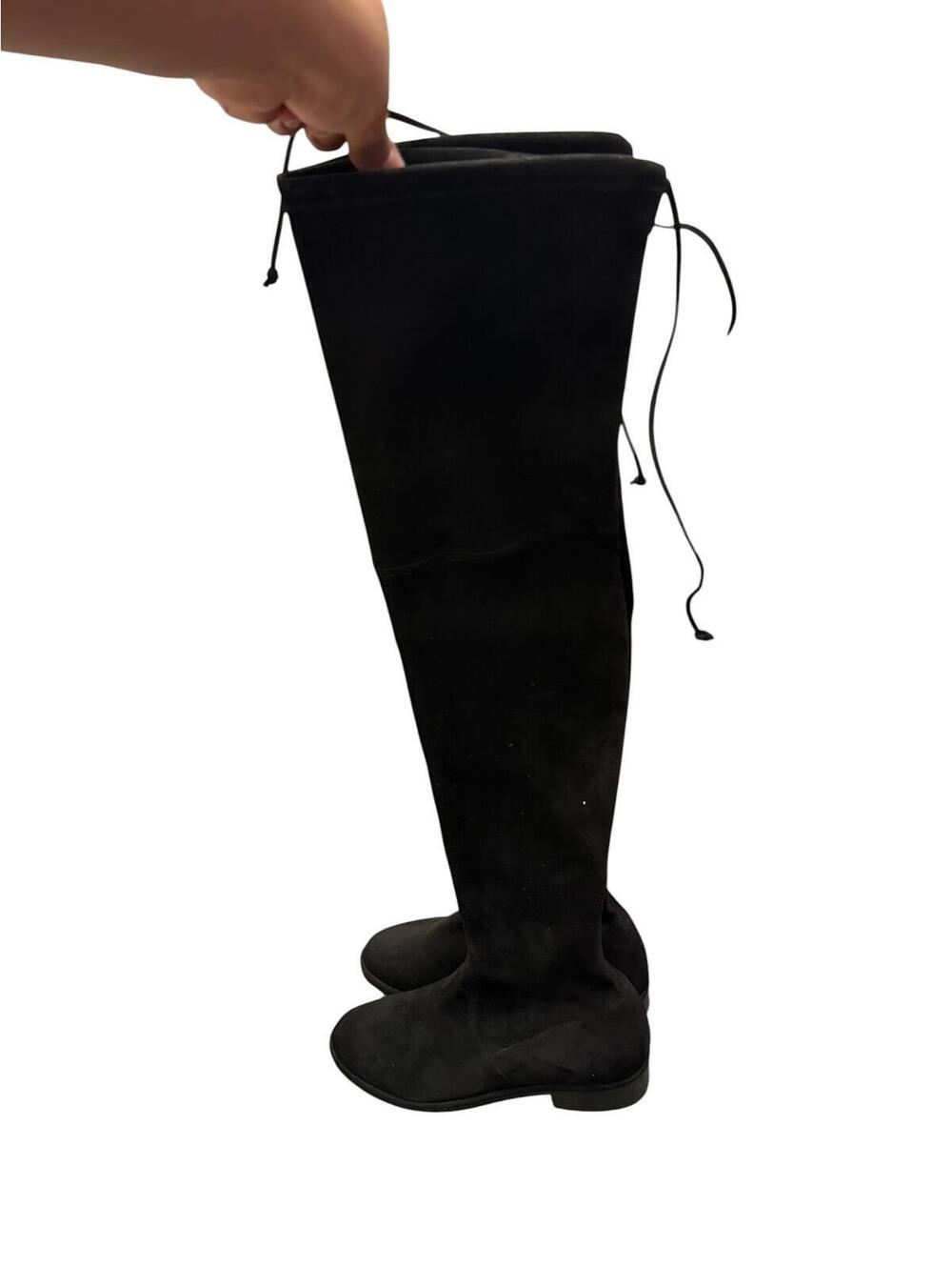 Stuart Weitzman Lowland Suede Over-The-Knee Boot - Picture 6 of 8